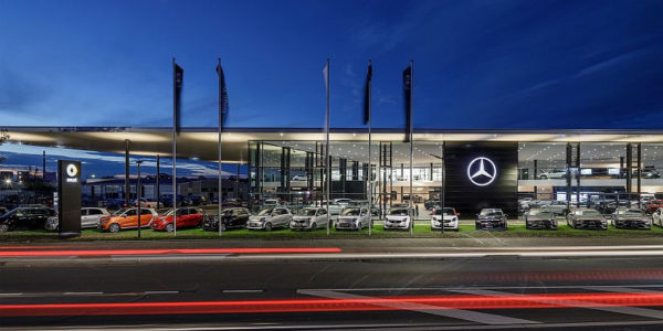 Autohaus von Mercedes Senger eröffnet - „Leuchtturm“ für Hamm - Heckmann